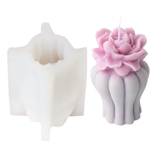 3D Silikonformblüte Vase Form Duft Kerzenform Epoxidharzformen Für Ornament Aromatherapys Crafting Formen 3D Silikonformblüte Vase Form Duft Kerzenform Epoxidharzformen Für Ornament Aromatherapys Crafting Formen von SUMMITDRAGON