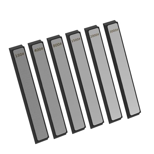 6pcs Küchenschärfungssysteme Schleifsteinschneider Spitzer Grit #180#400#1500#3000 Schneiderstein Set von SUMMITDRAGON
