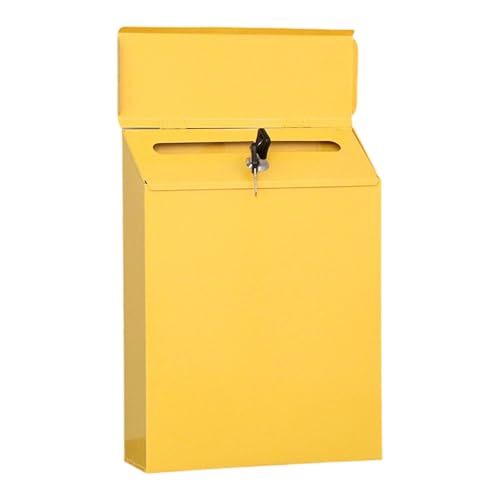 Abschließbares Metallhänge Mailbox Für Sicherheitshänge Freien Mit Vintage Styles Garten Dekoration Eisen Mit Schloss von SUMMITDRAGON