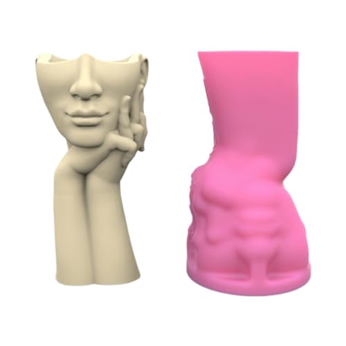 Abstrakte Gesichtsblüten Töpfe Form Epoxidharzform Stifthalter Kerzenhalter Zement Pflanzer Silikonform Wohndekoration Abstrakte Gesichtsblüten Töpfe Form Epoxidharzform Stifthalter Kerzenhalter Zement Pflanzer Silikonform Wohndekoration von SUMMITDRAGON