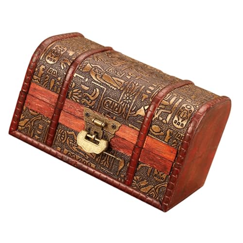 Antike Stile Handgefertigte Hölzerne Schmucklagerbox Mit Schloss Für Home Decoration Keepsakes Lagern Sie Behälter Antiquitäten Schätze Brustschmuck Aufbewahrung von SUMMITDRAGON