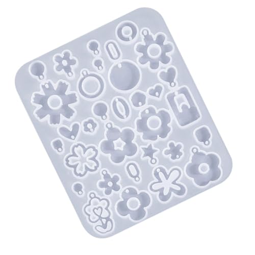 Augenfangen Werkzeuge/blumförmige Ohrringe Schimmel Ohrhänger Silikonformen Epoxidharz Ohrwäscheform Schmuck Schmuck Werkzeug Klare Textur Silikonform von SUMMITDRAGON