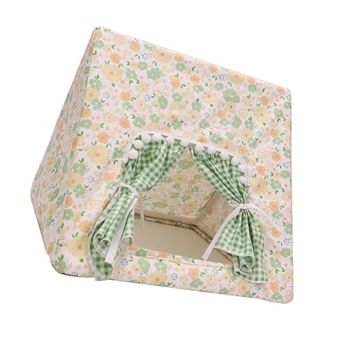 SUMMITDRAGON Blumendruck Cavia Porcellus Zelthaus Mit Vorhang Waschbarer Kleines Tierhaus Versteck Für Hamster Igel Kleines Tierbett SUMMITDRAGON Blumendruck Cavia Porcellus Zelthaus Mit Vorhang Waschbarer Kleines Tierhaus Versteck Für Hamster Igel Kleines Tierbett von SUMMITDRAGON