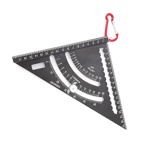 Einstellbarer Lineal Multifunktion Aluminium Rafter Square Carpenter Square Carpentry Framing Square Mit Haken von SUMMITDRAGON