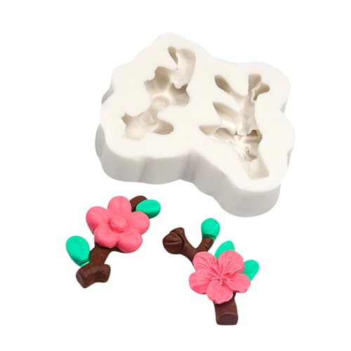 Einzigartige Pflaumenblüten Silikonkuchen Decors Decors Formen Pflaumen Blütenformen Für Kreativen Kuchen Fondant Und Schokoladenherstellung Handgefertigter Seife von SUMMITDRAGON