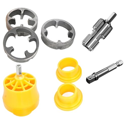 Elektrische Bohrer PVC Rohrwhreden Kits Elektrische Bohrerfäden Maker Werkzeug Hackschneider Für Rohre Zubehör Konstruktionsrohrwerkzeug von SUMMITDRAGON