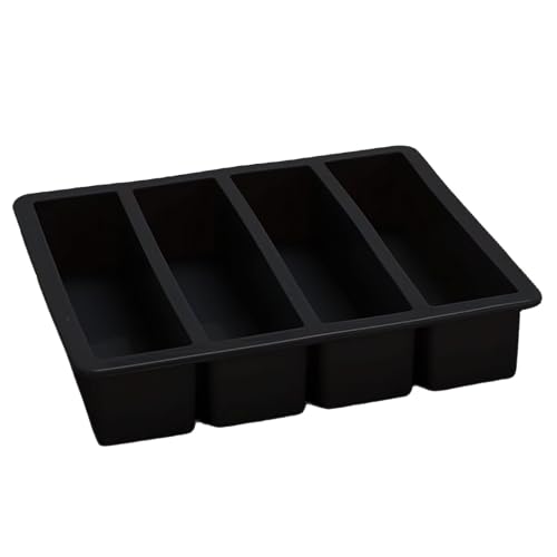 Flexible 4 Streifen Eiswürfel Formen Für Getränke Hitzebeständiges Silikonschalen Schokoladen Backfreundliche Silikon Flexible 4 Streifen Eiswürfel Formen Für Getränke Hitzebeständiges Silikonschalen Schokoladen Backfreundliche Silikon von SUMMITDRAGON