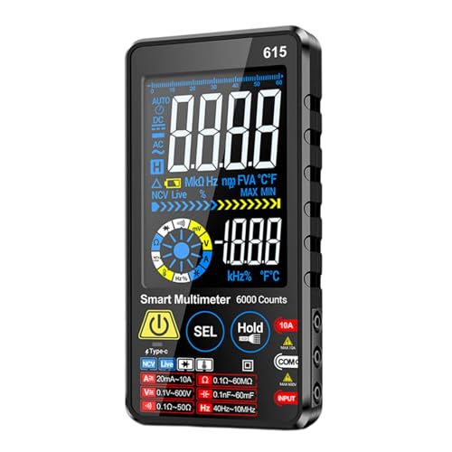 Fortgeschrittene Digitale Multimeter 6000 Zählungen Mit Nicht Brennenden Sicherheitsfunktionen Multifunktions Handheld Multimeter Für Digital Multimeter Home Office Fortgeschrittene Digitale Multimeter 6000 Zählungen Mit Nicht Brennenden Sicherheitsfunktionen Multifunktions Handheld Multimeter Für Digital Multimeter Home Office von SUMMITDRAGON