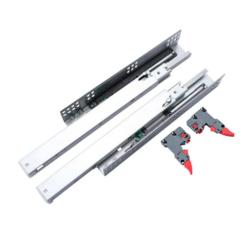 Full Extension Under Mount Drawer Slids Slides Multiple Größe Soft Close Verdeckte Bodenhalterung Mit Verriegelungsgeräten Für Küchenverriegelungsgeräte Für Schubladen von SUMMITDRAGON