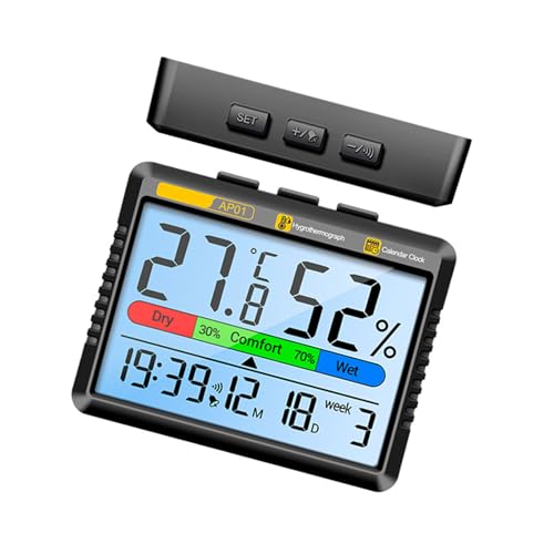Genauige Temperaturmesser Überwachungsvorrichtung Mit Intelligenter Uhr Funktion Für Schlafzimmer Arbeitsbereich von SUMMITDRAGON