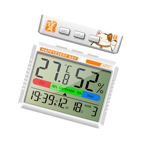 Genauige Temperaturmesser Überwachungsvorrichtung Mit Intelligenter Uhr Funktion Für Schlafzimmer Arbeitsbereich Genauige Temperaturmesser Überwachungsvorrichtung Mit Intelligenter Uhr Funktion Für Schlafzimmer Arbeitsbereich von SUMMITDRAGON