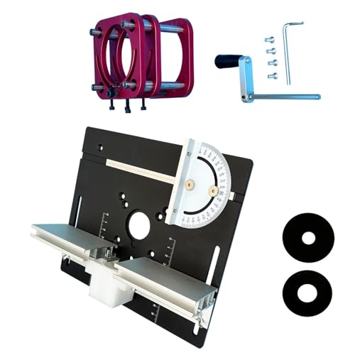 Generischer Router Hubmechanismus Mit Kompatible Einsatzplatte Für 65 Mm Motordurchmesser Holzbearbeitungstisch Montagelösung Praktischer Router Liftsatz Set von SUMMITDRAGON