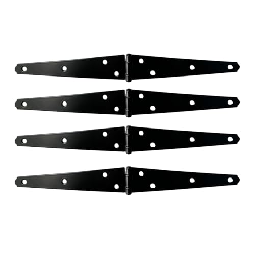 Hochleistungsriemenscharke Schwarze Schuppen Tür Torscharniere Mit Schrauben Möbeltür Hardware Für Zaun Holzstapler Dekorationsgurt Scharnierscharnier Hardware von SUMMITDRAGON