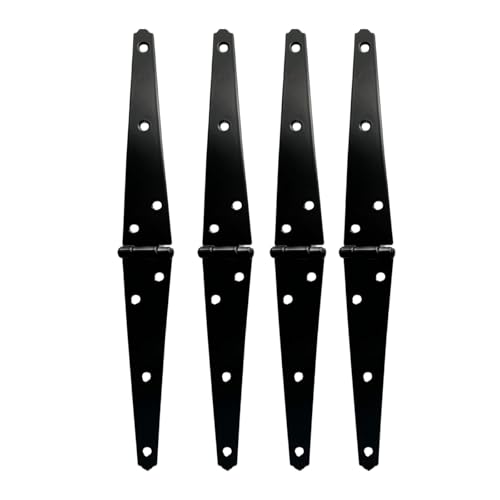 Hochleistungsriemenscharke Schwarze Schuppen Tür Torscharniere Mit Schrauben Möbeltür Hardware Für Zaun Holzstapler Dekorationsgurt Scharnierscharnier Hardware von SUMMITDRAGON