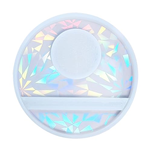 Holographische Silikonform Für Kerzenständer Wiederverwendbarer Kerzenbasis Herstellung Von Formen Runden Single Hold Candlestick Form Für Kerzenbasis von SUMMITDRAGON
