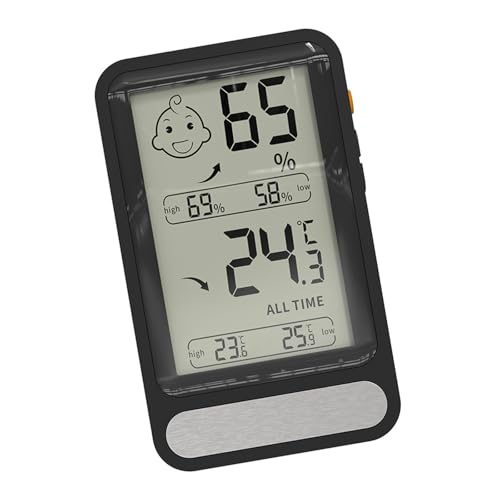 SUMMITDRAGON Innentemperaturfeuchtigkeitsanzeige Monitor Mit Großem Display Und Starker Magnet Entwurfsspeicherfunktion Und Hintergrundbeleuchtung Wandmontierter Temperaturfeuchtigkeitsmonitor von SUMMITDRAGON