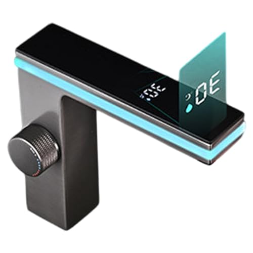 Intelligenter Badezimmer Becken Wasserhahn Mit LED Display Heißer Kaltwassermischer Tap LED Light Badezimmer Wasserhahn Für Sicherheit Digitaltemperatur Intelligenter Badezimmer Becken Wasserhahn Mit LED Display Heißer Kaltwassermischer Tap LED Light Badezimmer Wasserhahn Für Sicherheit Digitaltemperatur von SUMMITDRAGON