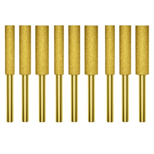 Kettensägenschärfer Hoher Härte Burr Schleimschärfungskits Kettensäge (5/32 3/16 7/32 Spitzer von SUMMITDRAGON