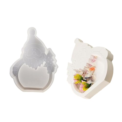 Lebensmittelqualität Handgefertigte Tabletts Formen Weihnachtsmann Form Schmuckschale Formen Silikonstextur Für Kunstbegeisterte Flexible Silikonform von SUMMITDRAGON