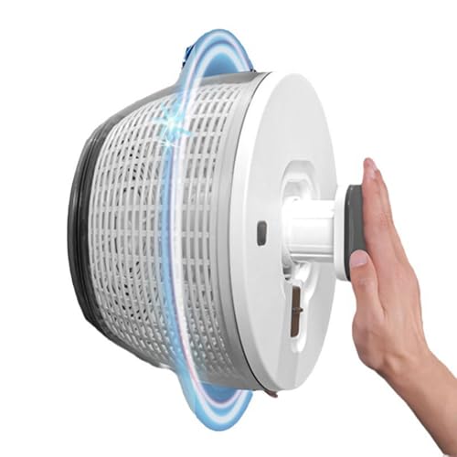 Manueller Handwertiger Salatspinner Mit Lagerdeckel Und Colander Bowl Plastik Dehydrator Mit Abflusskorb von SUMMITDRAGON