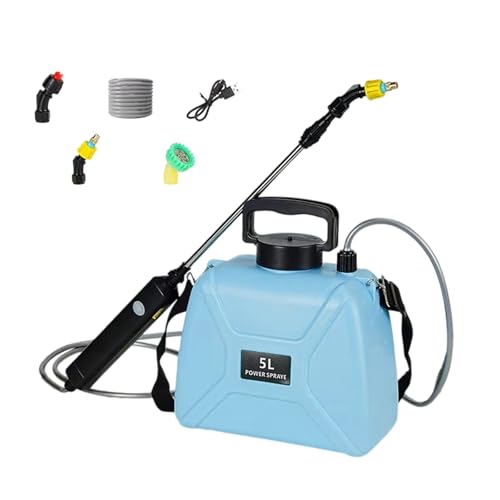 Multifunktional 5L Elektrik Mit 3 Austauschbaren Düsen Teleskopstange Ergonomische Schultergurt Zum Reinigen Von Haustier Badedauer Elektrosprüht von SUMMITDRAGON