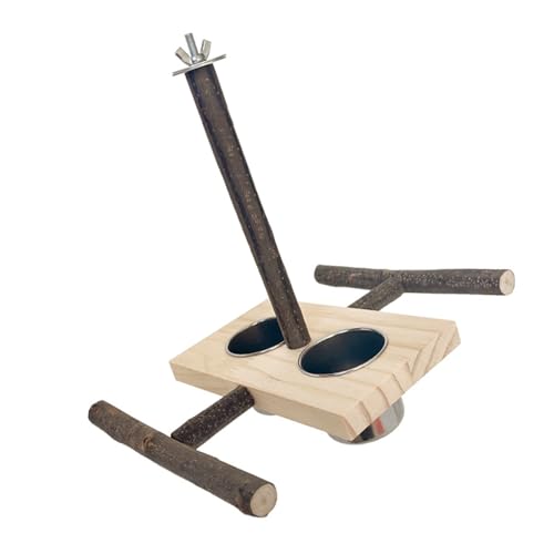 Papageien Schleifkratzer Barsch Training Vogel Fütterung Tassen Käfig Spielzeugstange Rack Spielzeug Schleifen Barsch Vorräte Hängende Vogelfutterhäuscheln von SUMMITDRAGON