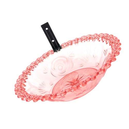 SUMMITDRAGON Papageien Wasserschüssel Vogelbad Für Outdoor Trinker Vogelfutter Wasserschale (blau) Für Sittiche Und Wellenpflichten Große Feeder Wandmontage Vogelbad Mit Feeder von SUMMITDRAGON