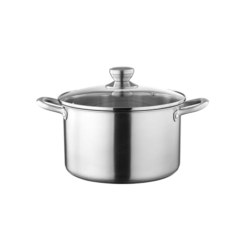 Praktische Stahl Kochen Töpfe Kochen Töpfe Deckel Suppentöpfe Stockpots Mit Deckel Essential Tool Zum Kochen von SUMMITDRAGON