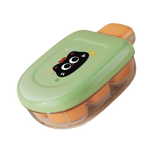 Robust 6 Hohlraum Eiswürfel Tablett Für Whiskys Trinken Runde Kugelformen Mit Deckel Nicht Stick Freisetzungen Food Safe von SUMMITDRAGON