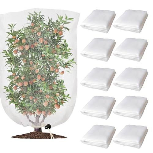SUMMITDRAGON 10LOTS Wiederverwendbare Gartennetze Schwere Word Kontrollnetzing Für Pflanzenheim Und Tierzäunungsanwendungen Pflanzenwachstumszelt Netze Screen von SUMMITDRAGON