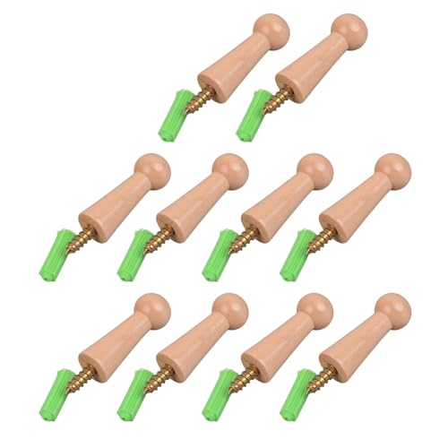 SUMMITDRAGON 10pcs Tragbarer Robuster Holzschüttlerstifte Kleber Haken Für Handtücher Mantel Und Taschen Bad Oder Kücheneingangshaken Bequem SUMMITDRAGON 10pcs Tragbarer Robuster Holzschüttlerstifte Kleber Haken Für Handtücher Mantel Und Taschen Bad Oder Kücheneingangshaken Bequem von SUMMITDRAGON