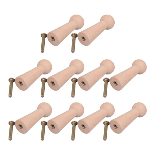 SUMMITDRAGON 10pcs Tragbarer Robuster Holzschüttlerstifte Kleber Haken Für Handtücher Mantel Und Taschen Bad Oder Kücheneingangshaken Bequem SUMMITDRAGON 10pcs Tragbarer Robuster Holzschüttlerstifte Kleber Haken Für Handtücher Mantel Und Taschen Bad Oder Kücheneingangshaken Bequem von SUMMITDRAGON