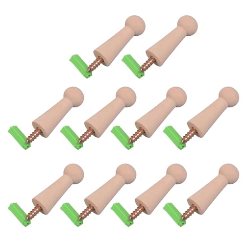 SUMMITDRAGON 10pcs Tragbarer Robuster Holzschüttlerstifte Kleber Haken Für Handtücher Mantel Und Taschen Bad Oder Kücheneingangshaken Bequem SUMMITDRAGON 10pcs Tragbarer Robuster Holzschüttlerstifte Kleber Haken Für Handtücher Mantel Und Taschen Bad Oder Kücheneingangshaken Bequem von SUMMITDRAGON