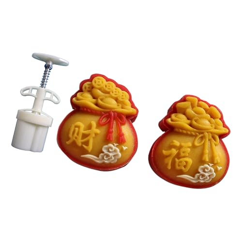 SUMMITDRAGON 2/4pcs Plastikmondkuchen Gebäckform Form Doppelhöhle 50 G 75 G Für Hausgemachtes Backgebäck Und Dessertpresse Designs Multifunktionales Backform von SUMMITDRAGON