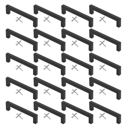 SUMMITDRAGON 20pcs Quadratgarderobe Edelstahl Schrankschubladengriff Schrank Ziehen Einfache Möbeldekoration Einfach Zu Installierter Rostfreier Stahlschrank Und SUMMITDRAGON 20pcs Quadratgarderobe Edelstahl Schrankschubladengriff Schrank Ziehen Einfache Möbeldekoration Einfach Zu Installierter Rostfreier Stahlschrank Und von SUMMITDRAGON