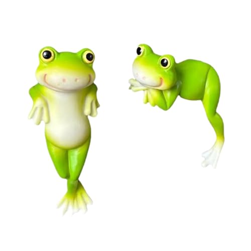 SUMMITDRAGON 2pcs Skurrile Frösche Töpfe Klammern Handgefertigte Harztierfiguren Wetterfest Für Innengartengarten Dekoration Frogs Blumenkleiderbügel Blühen SUMMITDRAGON 2pcs Skurrile Frösche Töpfe Klammern Handgefertigte Harztierfiguren Wetterfest Für Innengartengarten Dekoration Frogs Blumenkleiderbügel Blühen von SUMMITDRAGON