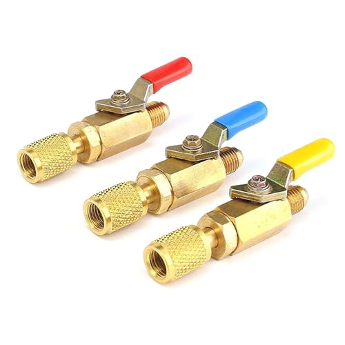 SUMMITDRAGON 3-Pack Absperrventile Eingestellt Klimaanlage Kältemittelventile Ballventile Klimaanlage Zum Kühlsystem Absperrventile SUMMITDRAGON 3-Pack Absperrventile Eingestellt Klimaanlage Kältemittelventile Ballventile Klimaanlage Zum Kühlsystem Absperrventile von SUMMITDRAGON