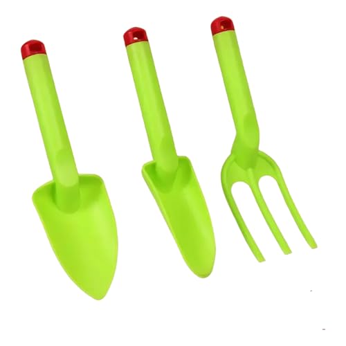 SUMMITDRAGON 3 Teiliges Kinder Sandwerkzeug Set Umfasst Schaufeln Und Fork Beach Toy Gärtner Gartenwerkzeuge Für Hinterhof Outdoor Abenteuer Leichte Sandwerkzeuge von SUMMITDRAGON