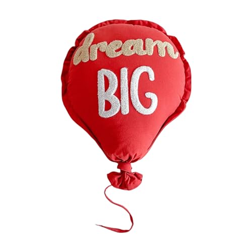 SUMMITDRAGON Cartoon Ballon Formwurf Kissen Weiche Polyester Plüschkissen Für Kinder Und Erwachsene Farbenfrohe Schlafzimmersofa Dekoration Ballon Dekorative Kissen von SUMMITDRAGON