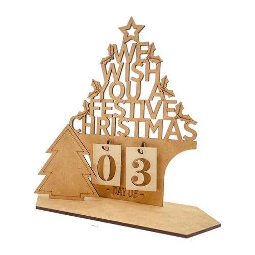 SUMMITDRAGON Dekorative Adventskalender Für Büro Und Heimnutzung Handgefertigte Desktop Dekoration Stilvoller Holz Countdown Kalender Holz Adventskalender SUMMITDRAGON Dekorative Adventskalender Für Büro Und Heimnutzung Handgefertigte Desktop Dekoration Stilvoller Holz Countdown Kalender Holz Adventskalender von SUMMITDRAGON