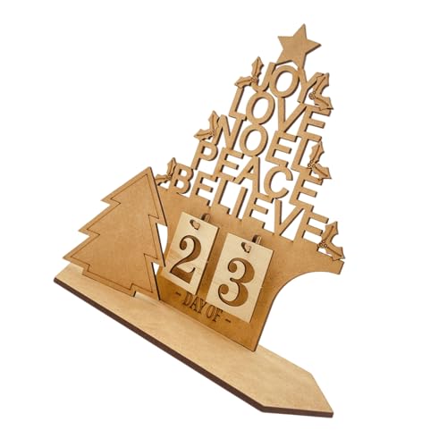 SUMMITDRAGON Dekorative Adventskalender Für Büro Und Heimnutzung Handgefertigte Desktop Dekoration Stilvoller Holz Countdown Kalender Holz Adventskalender SUMMITDRAGON Dekorative Adventskalender Für Büro Und Heimnutzung Handgefertigte Desktop Dekoration Stilvoller Holz Countdown Kalender Holz Adventskalender von SUMMITDRAGON