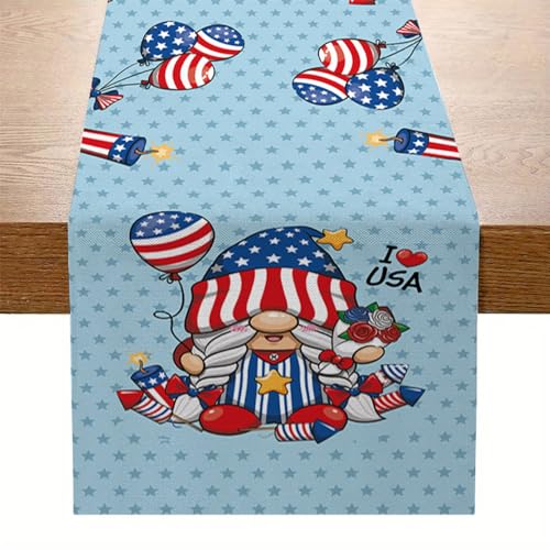 SUMMITDRAGON Eleganter Tischläufer Tischtuch Tischläufer Für Independence Day Patriotics Table Decors Table Runner SUMMITDRAGON Eleganter Tischläufer Tischtuch Tischläufer Für Independence Day Patriotics Table Decors Table Runner von SUMMITDRAGON