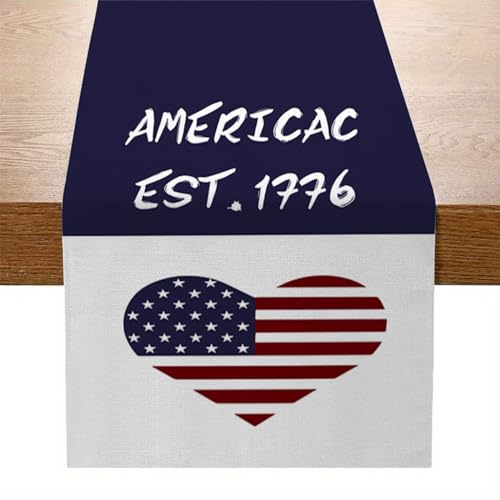 SUMMITDRAGON Eleganter Tischläufer Tischtuch Tischläufer Für Independence Day Patriotics Table Decors Table Runner SUMMITDRAGON Eleganter Tischläufer Tischtuch Tischläufer Für Independence Day Patriotics Table Decors Table Runner von SUMMITDRAGON