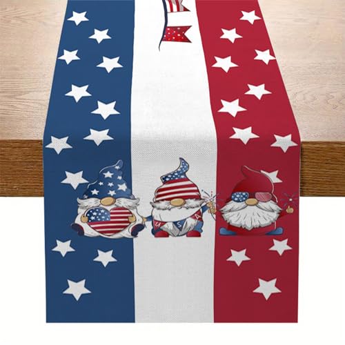 SUMMITDRAGON Eleganter Tischläufer Tischtuch Tischläufer Für Independence Day Patriotics Table Decors Table Runner SUMMITDRAGON Eleganter Tischläufer Tischtuch Tischläufer Für Independence Day Patriotics Table Decors Table Runner von SUMMITDRAGON