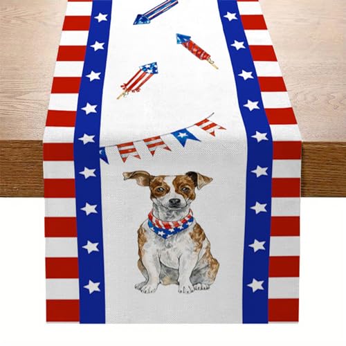 SUMMITDRAGON Eleganter Tischläufer Tischtuch Tischläufer Für Independence Day Patriotics Table Decors Table Runner SUMMITDRAGON Eleganter Tischläufer Tischtuch Tischläufer Für Independence Day Patriotics Table Decors Table Runner von SUMMITDRAGON