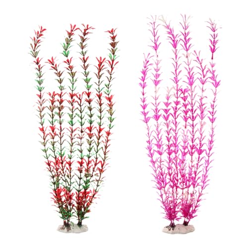 SUMMITDRAGON Hohe Künstliche Wasserpflanze Für Aquarium Dekore Mit Realistischer Sicherer PVC Design Fischtank Landschaftsgestaltung Plastikgras Hohe Aquariumwasserpflanze SUMMITDRAGON Hohe Künstliche Wasserpflanze Für Aquarium Dekore Mit Realistischer Sicherer PVC Design Fischtank Landschaftsgestaltung Plastikgras Hohe Aquariumwasserpflanze von SUMMITDRAGON