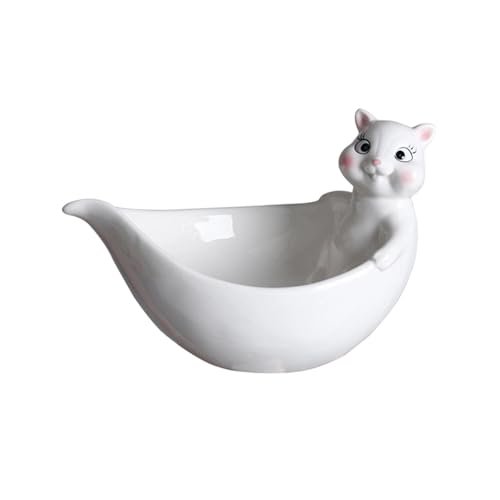 SUMMITDRAGON Keramik Fleischy Pflanzenbehälter Eichhörnchen Form Cartoon Keramikpflanze Kaktusse Pflanzer Home Schreibtisch Gartenzubehör Atmungsaktiv von SUMMITDRAGON