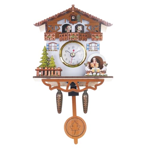 SUMMITDRAGON Klassische Holz Vogeluhr Elegante Wanduhr Perfekt Für Zuhause Oder Büro Dekore Traditionelle Stile Für Wohnzimmer Wohnzimmer von SUMMITDRAGON