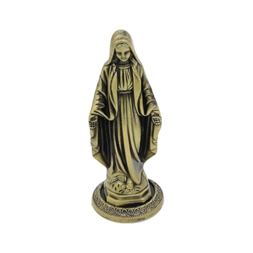 SUMMITDRAGON Klassische Stehende Maria Skulptur Vintage Antikes Metall Religiöses Figur Für Einzigartige Home Accent Tabletop Decore SUMMITDRAGON Klassische Stehende Maria Skulptur Vintage Antikes Metall Religiöses Figur Für Einzigartige Home Accent Tabletop Decore von SUMMITDRAGON