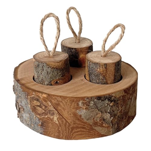 SUMMITDRAGON Kleines Haustier Futterspielzeug Für Hamster Holz Kaninchen Snacks Feeder Spielzeug Puzzle Spiel Kleines Training Behandelt Feeder Naturholz Haustier SUMMITDRAGON Kleines Haustier Futterspielzeug Für Hamster Holz Kaninchen Snacks Feeder Spielzeug Puzzle Spiel Kleines Training Behandelt Feeder Naturholz Haustier von SUMMITDRAGON